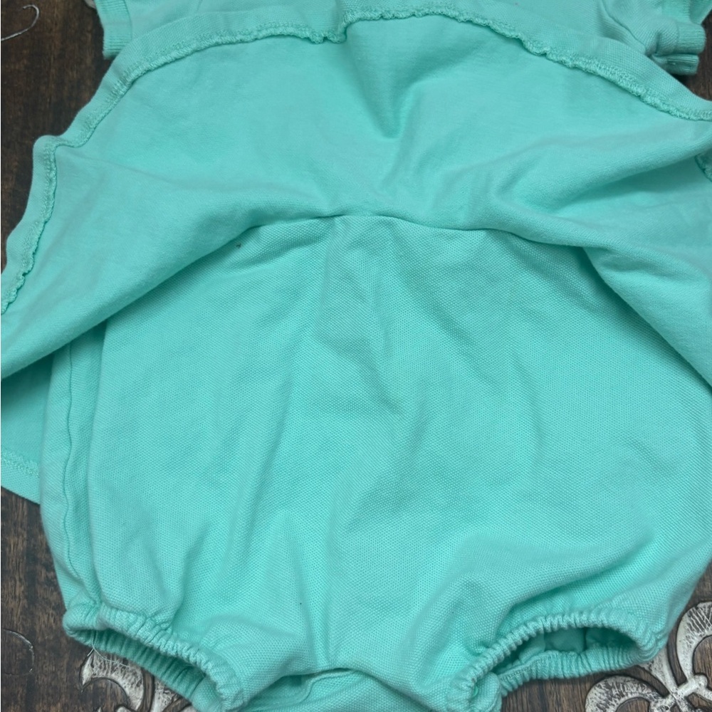 Ralph Lauren Baby Polo Dress in‎ Aqua - Picture 3 of 8